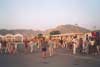 First stop on trip to Luxor - the buses make convoy here